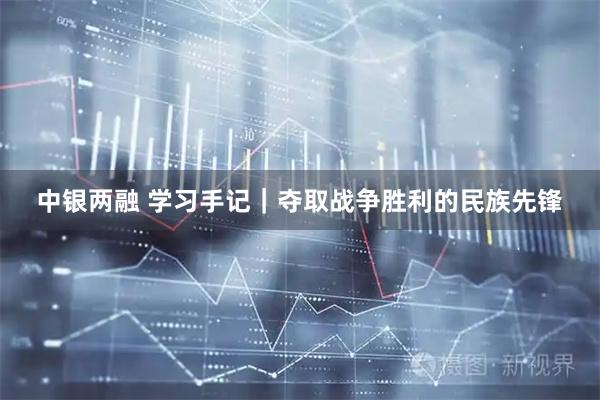 中银两融 学习手记｜夺取战争胜利的民族先锋
