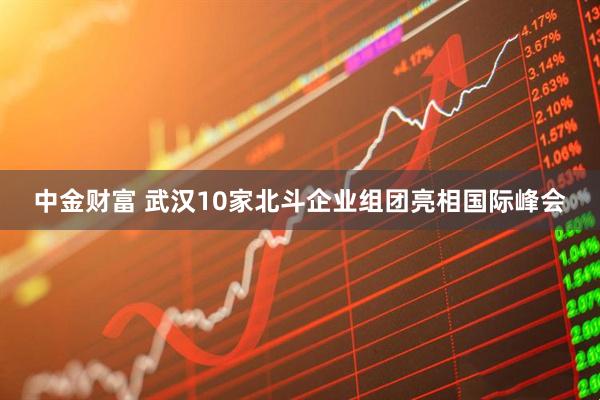 中金财富 武汉10家北斗企业组团亮相国际峰会
