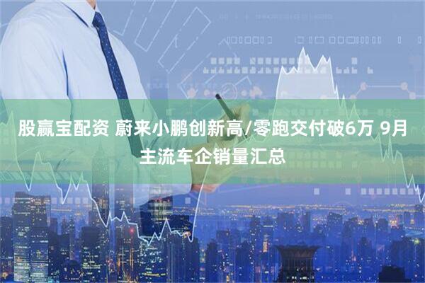 股赢宝配资 蔚来小鹏创新高/零跑交付破6万 9月主流车企销量汇总
