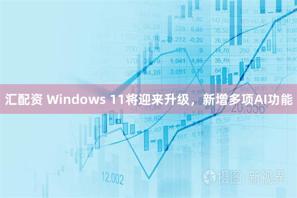 汇配资 Windows 11将迎来升级，新增多项AI功能