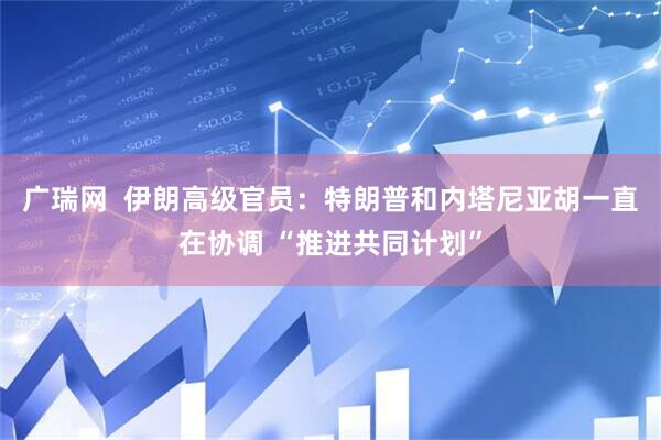广瑞网  伊朗高级官员：特朗普和内塔尼亚胡一直在协调 “推进共同计划”