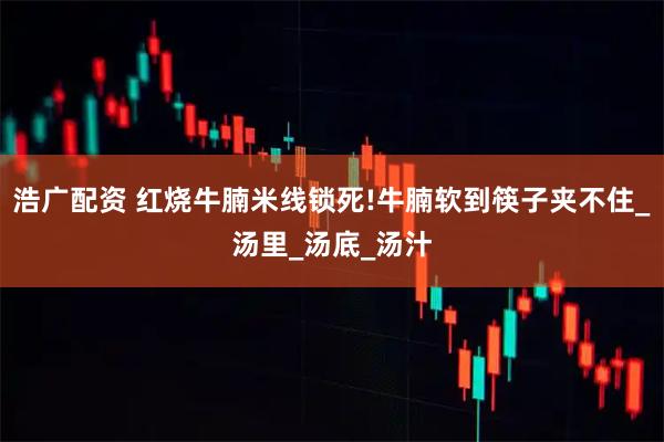浩广配资 红烧牛腩米线锁死!牛腩软到筷子夹不住_汤里_汤底_汤汁